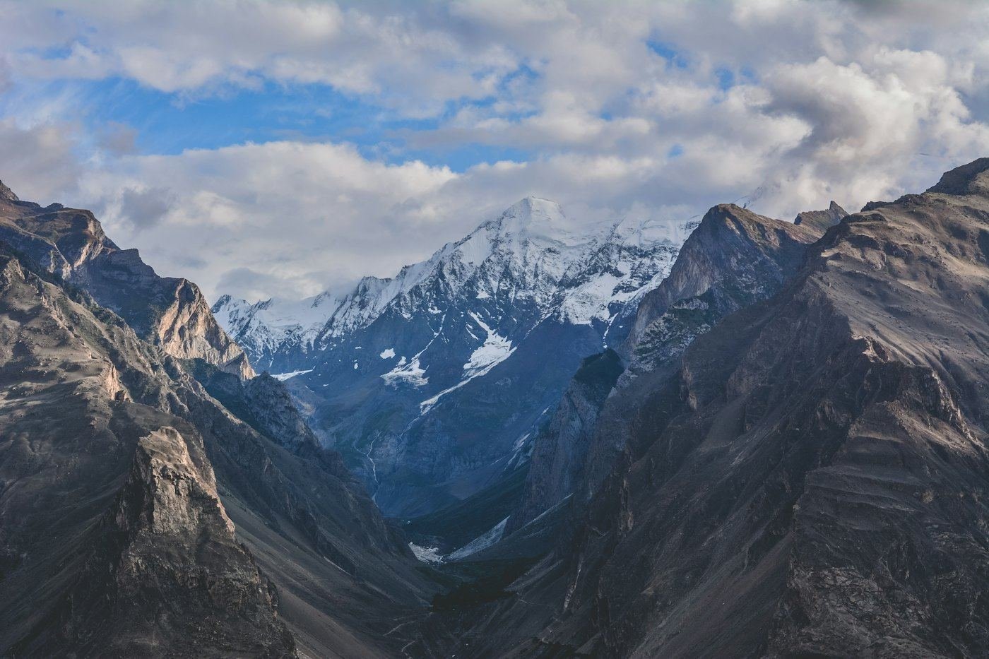 Karakoram mountains in northern Pakistan